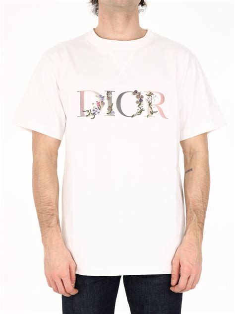 dior flowers t shirt|dior t shirts men's.